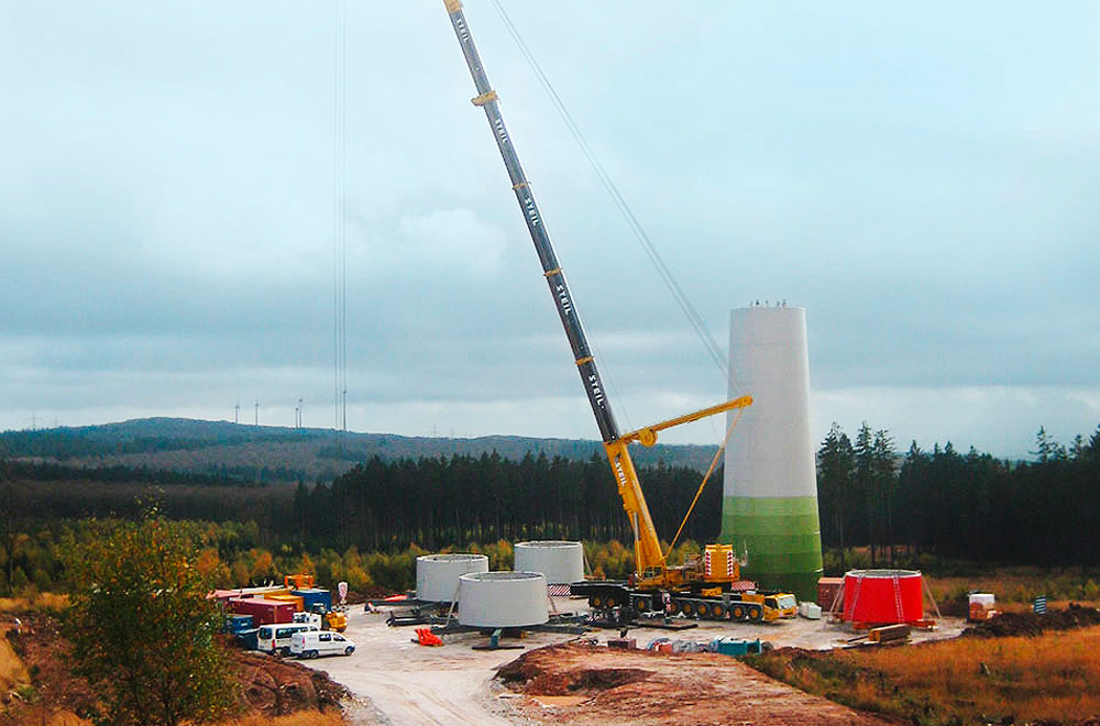 Bau von Infrastruktur für Windparkanlagen | thomas gruppe